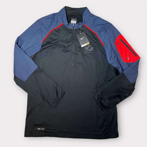Nike Other - Nike Dri-Fit Hockey Canada Half Zip - Men’s Size Large